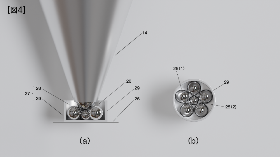 コマ式発電機 縦型